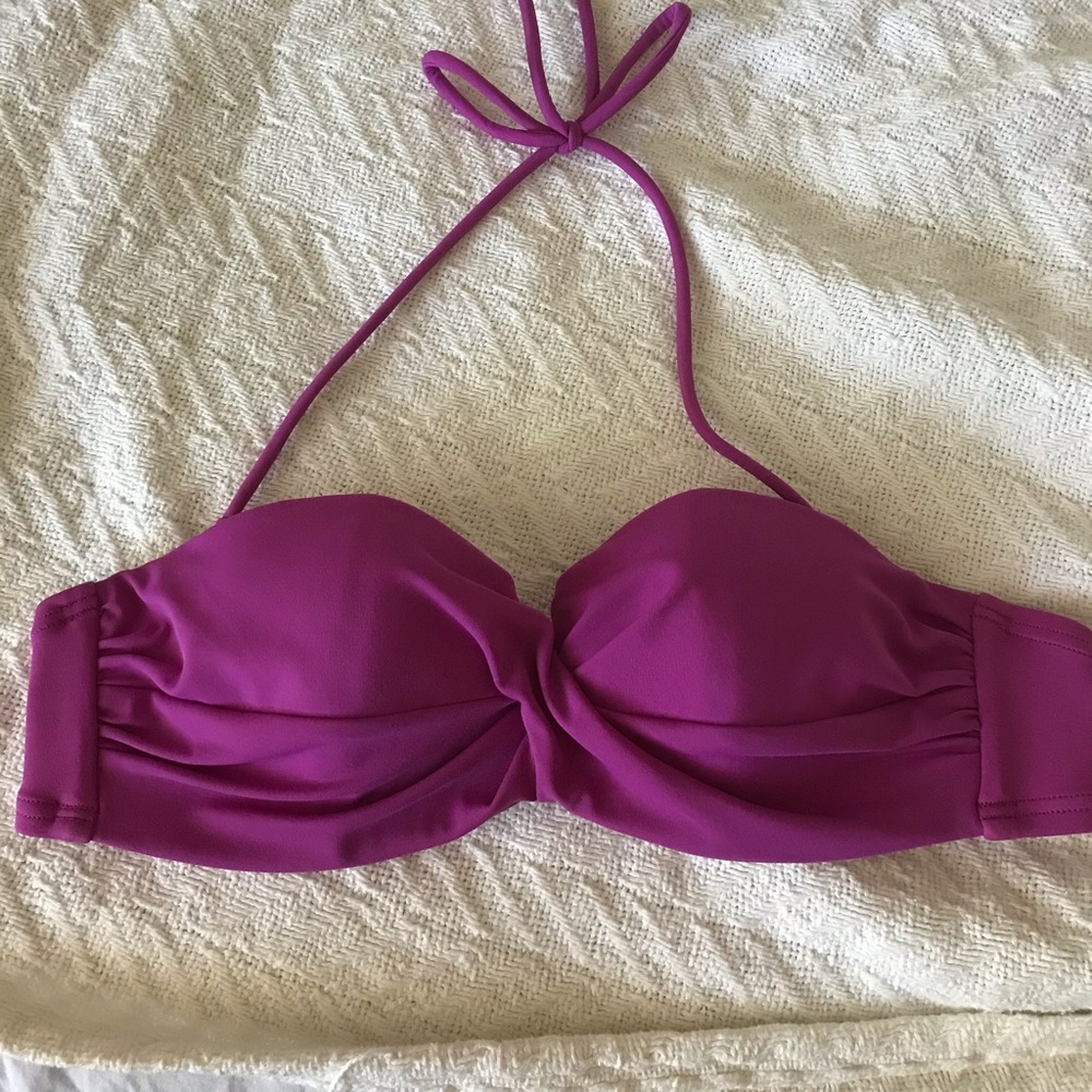 Victorias Secret swim purple bikini top 34A